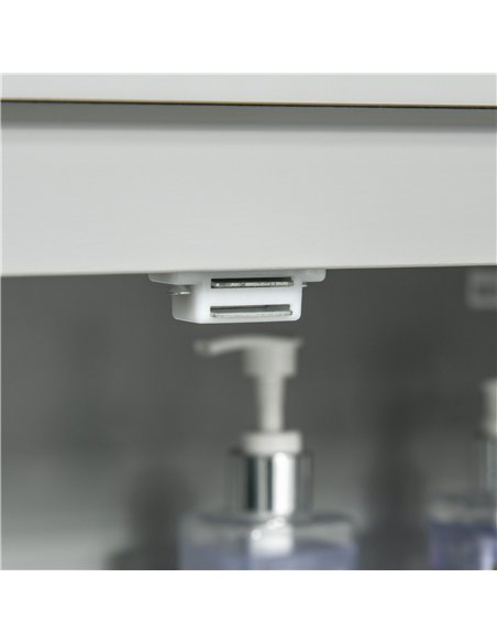 kleankin Modern Bathroom Floor Cabinet - Grey - pic 177169 | FastDaddyshop