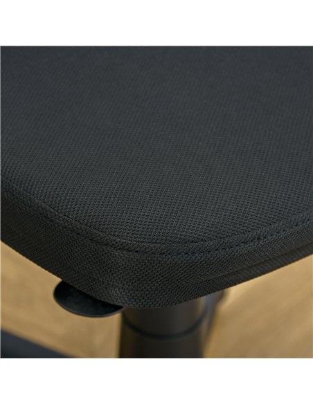 Vinsetto Small Office Chair without Arms, Ergonomic Swivel Mesh Desk Chair with Curved Back and Wheels, Height Adjustable, for H - pic 177278 | FastDaddyshop