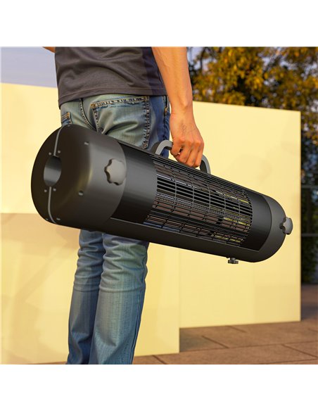 Outsunny Electric Umbrella Parasol Mounted Patio Heater for 25-70 mm Poles, 2000 W Outdoor Garden Heater with 2 Heat Setting, 6  - pic 177529 | FastDaddyshop