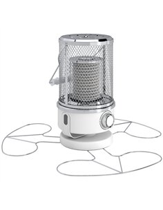 Outsunny 2000W Patio Electric Heater with 10-20㎡ Coverage, Separation Coil, Freestanding Outdoor Infrared Heater with Tip-Over P
