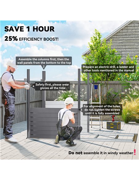 Outsunny 5 x 9ft Galvanised Metal Garden Shed with Foundation Kit, Outdoor Lean-to Shed, Tool Storage House with Lockable Doors, - pic 177597 | FastDaddyshop