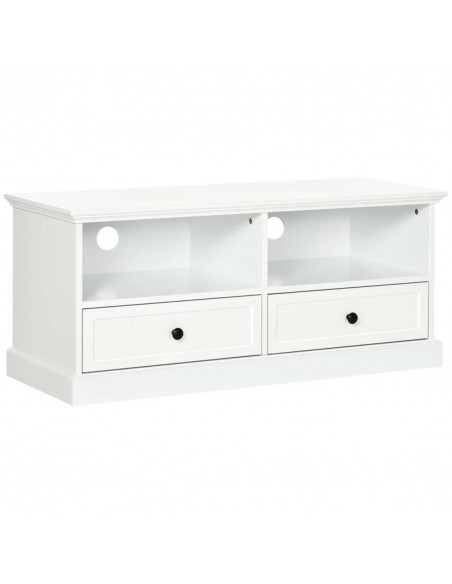 Homcom 1030mm Classic-Look TV Cabinet with Storage, White - pic 17763 | FastDaddyshop