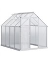 Outsunny 190 x 253 cm Walk-In Polycarbonate Greenhouse - Silver-Tone