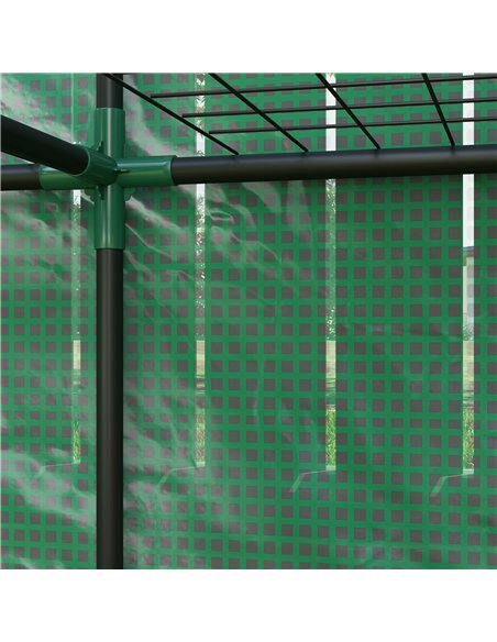 Outsunny Three-Tier Mini Greenhouse - Green - pic 177881 | FastDaddyshop