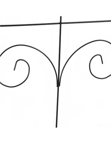 Outsunny Decorative Garden Fencing, 16PCs 44in x 25ft Outdoor Picket Fence Panels, Rustproof Metal Wire Landscape Flower Bed Bor