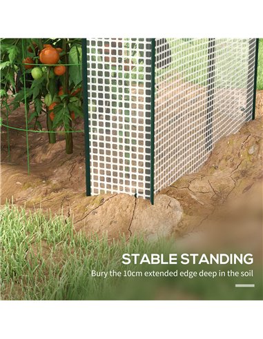 Outsunny Green House, Mini Greenhouse with 2 Roll-up Doors, Vent Holes and Reinforced Cover, 100 x 80 x 150cm