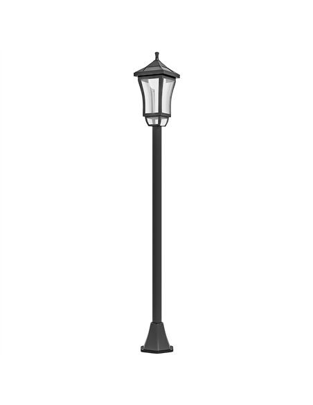 Outsunny 1.3 m Garden Lamp Post Light, LED Outdoor Solar Post Lights, Waterproof IP44 for Patio, Garden, Pathway, Cool White - pic 178089 | FastDaddyshop