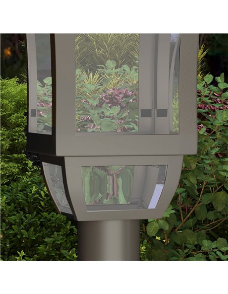 Outsunny 1.3 m Garden Lamp Post Light, LED Outdoor Solar Post Lights, Waterproof IP44 for Patio, Garden, Pathway, Cool White - pic 178096 | FastDaddyshop