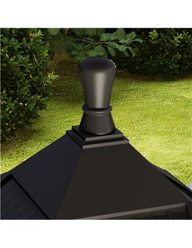 Outsunny 1.3 m Garden Lamp Post Light, LED Outdoor Solar Post Lights, Waterproof IP44 for Patio, Garden, Pathway, Cool White