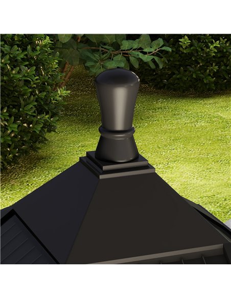 Outsunny 1.3 m Garden Lamp Post Light, LED Outdoor Solar Post Lights, Waterproof IP44 for Patio, Garden, Pathway, Cool White - pic 178097 | FastDaddyshop