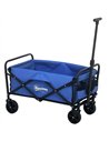 Outsunny 62L Festival Trolley on Wheels, Garden Folding Trolley Cart, 120kg Heavy Duty Collapsible Folding Wagon with Adjustable