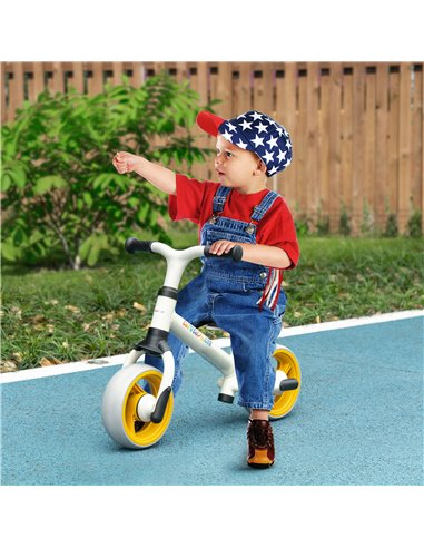 AIYAPLAY 8" Balance Bike, Lightweight Training Bike for Children, with Adjustable Seat, EVA Wheels, Easy installation - Orange