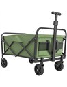 Outsunny 62L Festival Trolley on Wheels, Garden Folding Trolley Cart, 120kg Heavy Duty Collapsible Folding Wagon with Adjustable