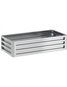 Outsunny Raised Beds for Garden, Galvanized Outdoor Planters, for Herbs and Vegetables, Use for Patio, Backyard, Balcony, Silver