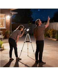 Outsunny Astronomy Telescope for Adults and Beginners with 70 mm Aperture, Carry Bag, White 2