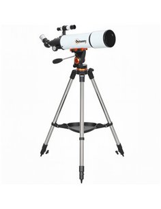 Outsunny Astronomy Telescope for Adults and Beginners with 80 mm Aperture, Carry Bag, White