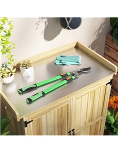 Outsunny Telescopic Loppers 64.5-90 cm, Extendable Garden Loppers Heavy Duty with Steel Blade and Adjustable Handles, Tree Trimm 2