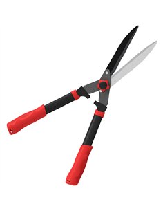 Outsunny Garden Shears, 63.5 cm Heavy Duty Hedge Shears with Razor-Sharp Blades, Comfort Grip and Tension Adjuster for Hedges, S