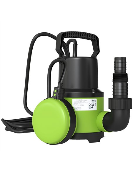 Outsunny 400W Submersible Water Pump for Dirty/Clean Water, 9000L/H Electric Sump Pump with Float Switch, Drain Water from Garde - pic 178413 | FastDaddyshop