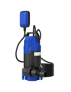 Outsunny 750W Submersible Water Pump for Dirty/Clean Water, 20000L/H Electric Sump Pump with Float Switch, Drain Water from Gard