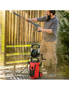 Outsunny 150-Bar Pressure Washer, with Accessories - Red/Black 2