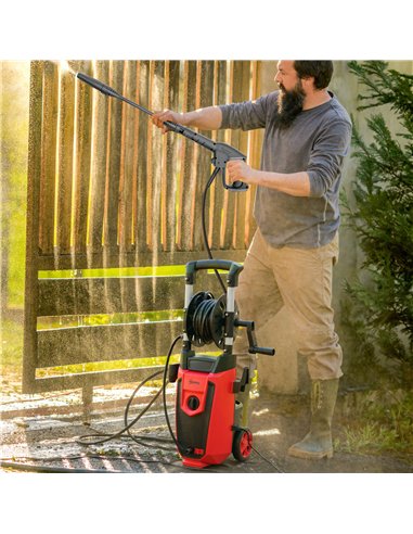 Outsunny 150-Bar Pressure Washer, with Accessories - Red/Black