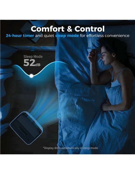 HOMCOM Portable Air Conditioner 14000 BTU, 4-in-1 AC Unit with Cool, Dehumidifier, Fan, Sleep Mode, WiFi Voice Remote Control - pic 178562 | FastDaddyshop