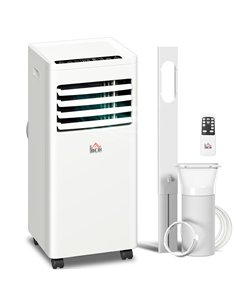 HOMCOM Portable Air Conditioner 9000 BTU, Air Conditioning Unit with Digital Display for Room up to 28㎡