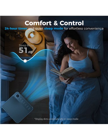 HOMCOM Portable Air Conditioner 7000 BTU, 4-in-1 AC Unit with Cool, Dehumidifier, Fan, Sleep Mode, WiFi Voice Remote Control