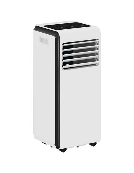 HOMCOM Portable Air Conditioner 7000 BTU, 4-in-1 Air Conditioning Unit with Cooling, Dehumidifier, Fan, Sleep Mode, White - pic 178619 | FastDaddyshop