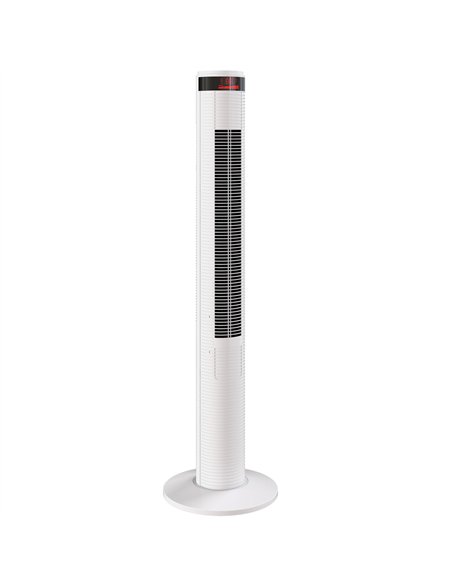 HOMCOM Oscillating Tower Fan Remote Control 3 Speed Modes Cooling Machine White - pic 178691 | FastDaddyshop
