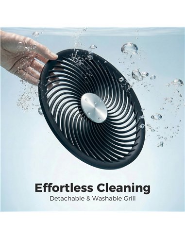 HOMCOM 20 dB Silent Standing Fan for Bedroom, 42" Pedestal Fan with Remote, 90° Oscillating, 8 Speeds, Remote Control, Black