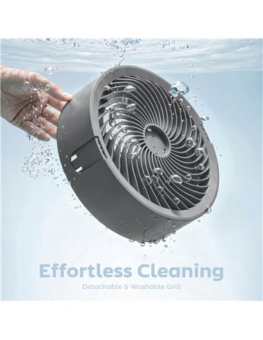 HOMCOM 20 dB Silent Standing Fan for Bedroom, 44" Pedestal Fan with 90° Oscillating, 8 Speeds and LED Light, Grey