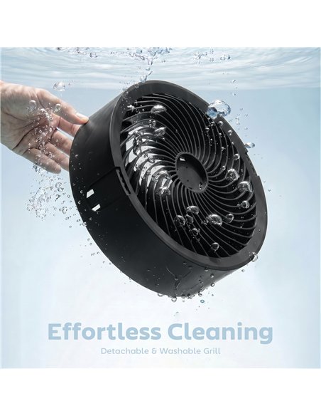 HOMCOM 20 dB Silent Standing Fan for Bedroom, 44" Pedestal Fan with 90° Oscillating, 8 Speeds and LED Light, Black - pic 178950 | FastDaddyshop