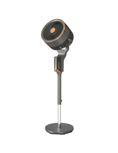 HOMCOM 20 dB Silent Standing Fan for Bedroom, 46" Pedestal Fan with Remote, 85° Oscillating, 8 Speeds - pic 178970 | FastDaddyshop