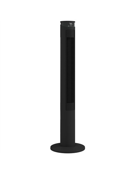 HOMCOM Tower Fan with WiFi Control Standing Floor Fan with Remote Control 116 cm Black - pic 179078 | FastDaddyshop