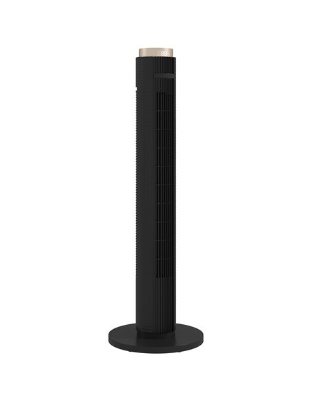 HOMCOM Tower Fan with WiFi App Control, Standing Floor Fan with 3 Speed 4 Modes, 12 Hour Timer and Night Light Black - pic 179114 | FastDaddyshop