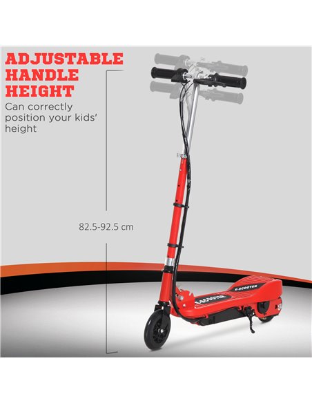 HOMCOM Kids Folding Electric Bike Children E Scooter Ride on Toy 2x12V Recharge Battery 120W Adjustable Height PU Wheels Suitabl - pic 17924 | FastDaddyshop