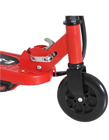 HOMCOM Kids Folding Electric Bike Children E Scooter Ride on Toy 2x12V Recharge Battery 120W Adjustable Height PU Wheels Suitabl