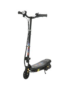HOMCOM Foldable Electric Scooter, with LED Headlight, for Ages 7-14 Years - Black