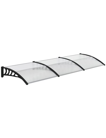 Outsunny Front Door Canopy, Outdoor Awning, Rain Shelter, 303 x 96cm , Clear - pic 179429 | FastDaddyshop
