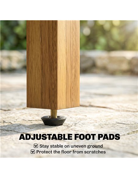 Outsunny Coffee Table Fully Assembled Patio Side Table Slatted Top Solid Acacia Wood for Indoor Outdoor Natural Wood - pic 179687 | FastDaddyshop