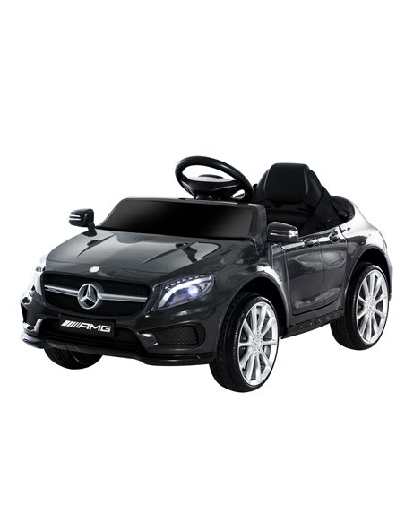 HOMCOM 3+ Kids Electric Car Mercedes Benz GLA Licensed 6V with Headlight, Music, Remote, Black - pic 18026 | FastDaddyshop