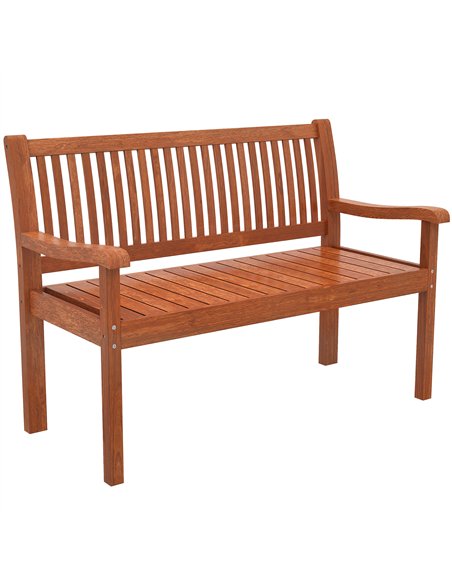 Outsunny Garden Bench 2 Seater, Wooden Outdoor Bench with Waterproof Cover, Garden Seat with Ergonomic Backrest - pic 180374 | FastDaddyshop