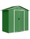 Outsunny 6.5 x 3.5ft Metal Garden Storage Shed - Green