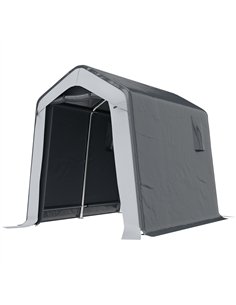 Outsunny 1.8 x 2.4m Garden Storage Shed Tent, Waterproof Portable Shed Shelter for Motorbike, Garden Tools, Bike Storage