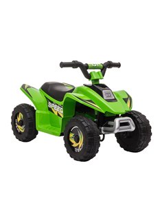 HOMCOM 18m+ Kids 6V Electric Ride on Car ATV Toy, Quad Bike with Forward Reverse, Green