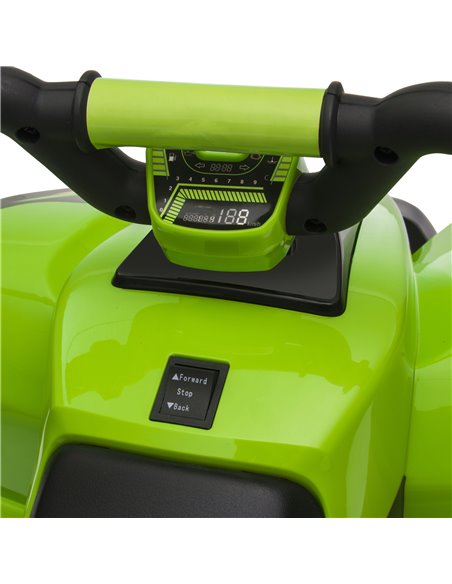 HOMCOM 18m+ Kids 6V Electric Ride on Car ATV Toy, Quad Bike with Forward Reverse, Green - pic 18133 | FastDaddyshop
