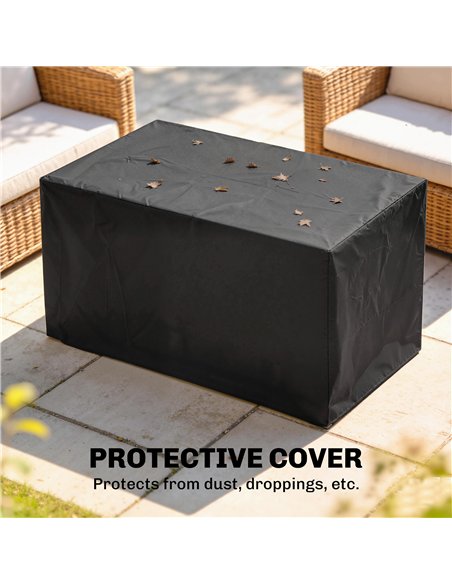 Outsunny Propane Gas Fire Pit Table, Outdoor Firepit with 43" Steel Tabletop and Lid, 50,000 BTU Pulse Ignition Fire Table w/ St - pic 181640 | FastDaddyshop