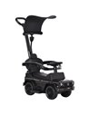 HOMCOM 12+ Push Along Car Mercedes-Benz G350 Foot to Floor Slider with Steering Wheel, Black